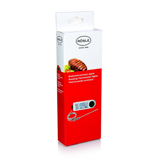 Een enkele Rösle braadthermometer met een digitale display
