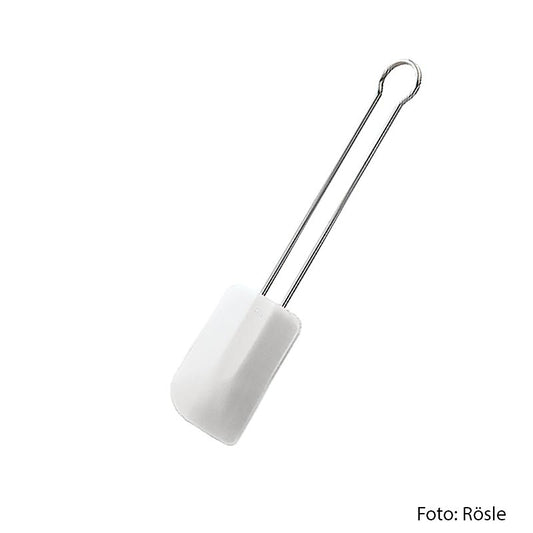 Roestvrijstalen deegschraper van 26 cm lang en 5 cm breed, ideaal voor het gladstrijken en snijden van deeg, bakgereedschap van hoge kwaliteit