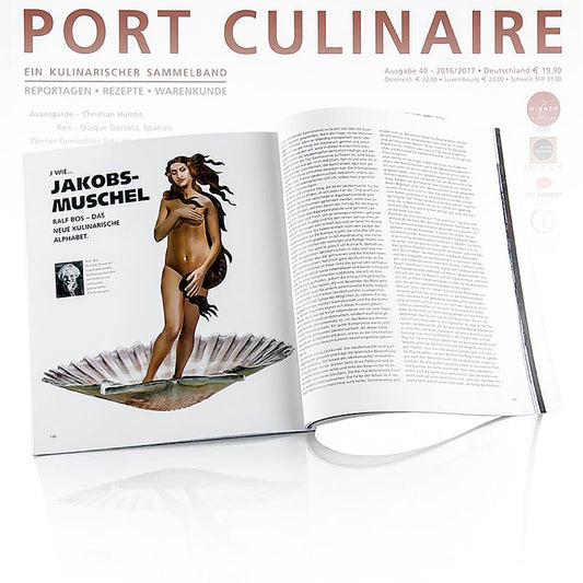  A close-up of the Port Culinaire Gourmet Magazine, uitgave 40