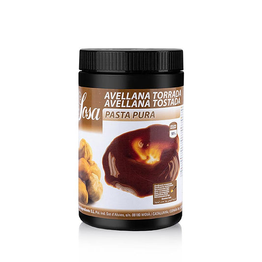 Sosa-pasta - hazelnoot, geroosterd, 100%, 1 kg