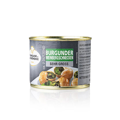 Wijngaardslakken, zeer groot, 2 dozijn, Francaise de Gastronomie, 200 g