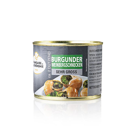 Wijngaardslakken, zeer groot, 2 dozijn, Francaise de Gastronomie, 200 g