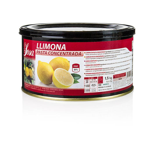 1,5 kg of Sosa pasta with citroenen flavor, perfect for large gatherings and family meals