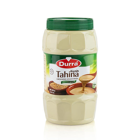 Tahini sesampasta Tahina van Durra, 800 g, gemaakt van gemalen sesamzaadjes