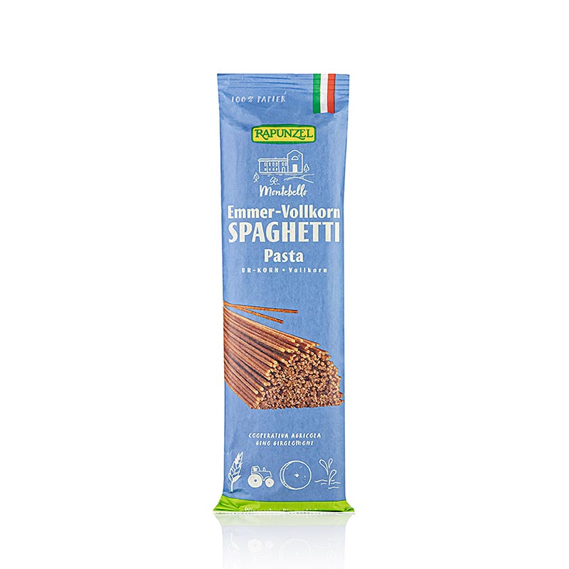 Rapunzel, emmerpasta - spaghetti, volkoren, biologisch, 500 g