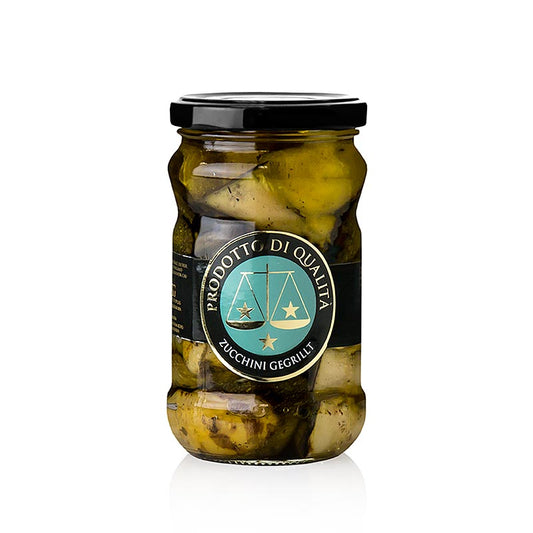 Gegrilde courgette, ingemaakt, La Bilancia, 280 g