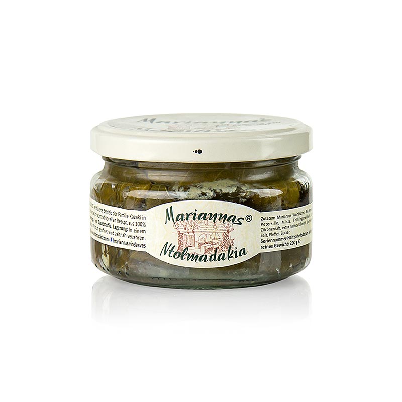Wijnbladeren gevuld met Marianna's 200 g, heerlijke traditionele mediterrane lekkernij