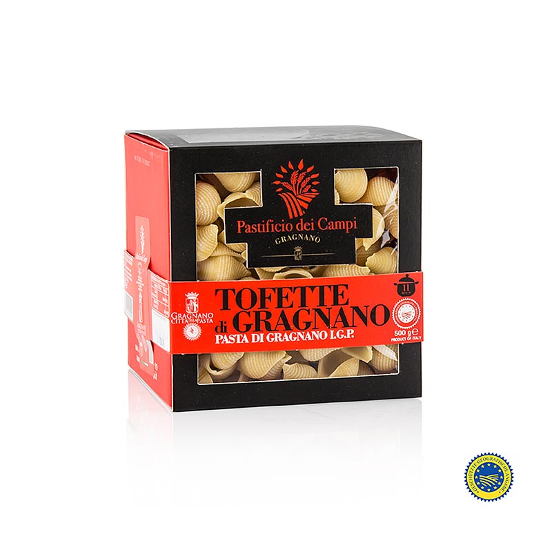 Pastificio dei Campi - No.25 Tofette, kleine schelpjes, Pasta di Gragnano, IGP/g.U., 500 g