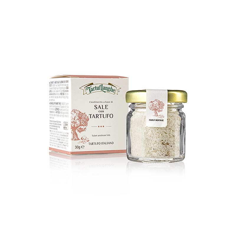 Tartuflanghe  Frans zeezout met zomertruffel (tuber aestivum), 30 g