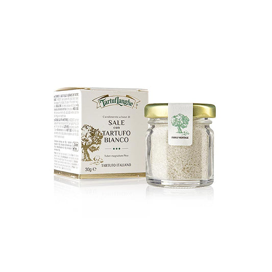Tartuflanghe  Frans zeezout met witte truffel (tuber magnatum pico), 30 g