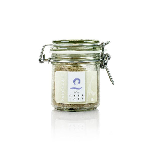 Sylt zeezout, gerookt zout, 125 g, natuurlijk zeezout met een subtiele gerookte smaak