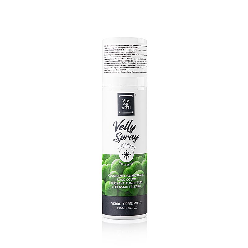 Cacaoboter spray, fluweel/velvet effect, groen, Velly, 250 ml