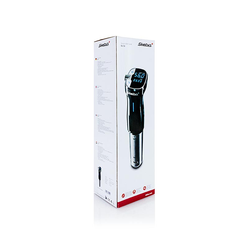 Steba SV 50 sous-vide immersion circulator pump with 800 watts, 15cm, temperature range 40-99°C