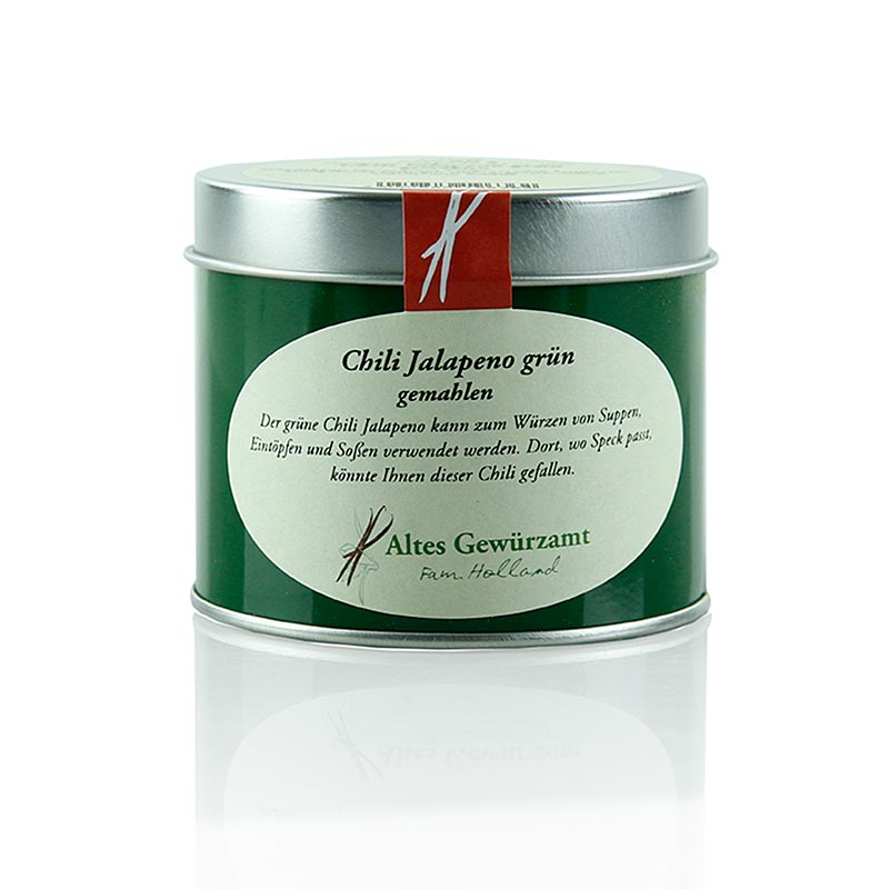 Chili Jalapeno, groen, gemalen, Altes Gewürzamt, 60 g