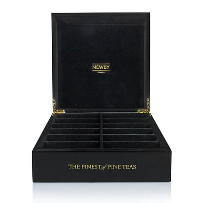 Newby Tea presentation box with 12 compartments for storing tea