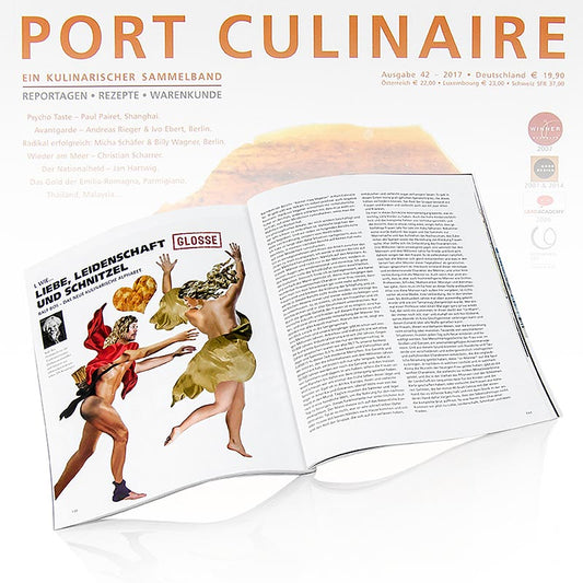 Cover of Port Culinaire Gourmet Magazine, uitgave 42, featuring exquisite culinary delights and recipes