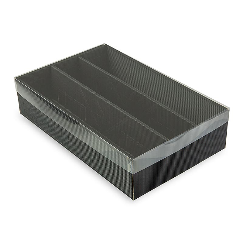 Clear lid wine presentation box for item 47958, single piece