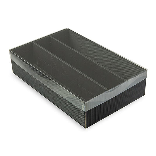 Clear lid wine presentation box for item 47958, single piece