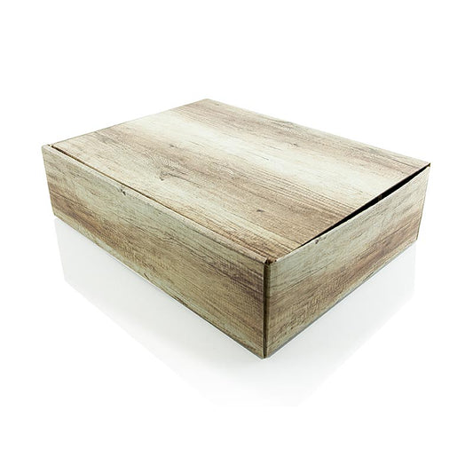 Wijncadeaudoos, "Wood", voor 3 flessen van 0,75 l, 1 stuk