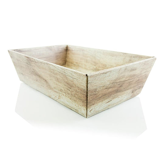 Handgemaakte houten geschenkmand met vier zijden, perfect voor het presenteren van cadeaus, afmetingen 330x190x110 mm, enkele stuk