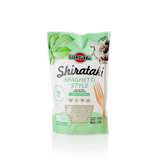 Shirataki spaghetti, gemaakt van konjacwortel, Miyata, 270 g