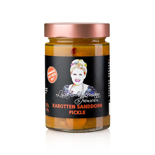 Wortelen - Duindoornpickle van Lisa Angermann, 300 g, biologische groenten in pot