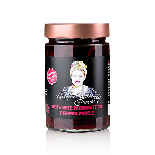 300g jar of Lisa Angermann's Pickled Beets with Horseradish and Pepper