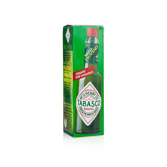 60 ml bottle of McIlhenny Tabasco green mild jalapeno sauce