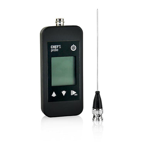 Chef's Probe thermometer met digitaal display, insteekvoeler, 1,5 mm, zwart, 1 stuk