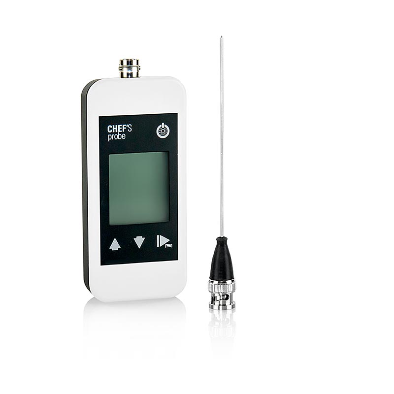 Chef's Probe thermometer met digitaal display, insteekvoeler, 1,5 mm, wit, 1 stuk