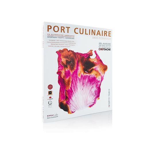 Cover of Port Culinaire Gourmet Magazine, issue 43, featuring enticing gourmet recipes and culinary inspirations for food enthusiasts and professional chefs