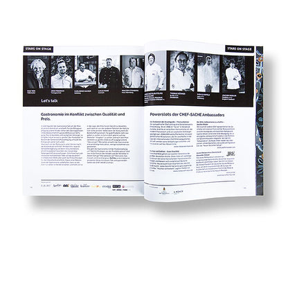  Port Culinaire - Gourmet Magazine, uitgave 43, 1 stuk open spread with mouthwatering food photography and culinary articles