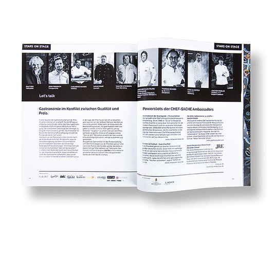  Port Culinaire - Gourmet Magazine, uitgave 43, 1 stuk open spread with mouthwatering food photography and culinary articles