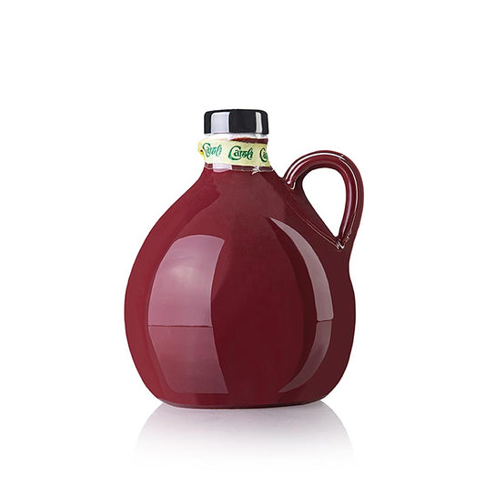 Extra vierge olijfolie van eerste persing, Caroli Antica Fattoria, in een kan Bordeaux van 250 ml