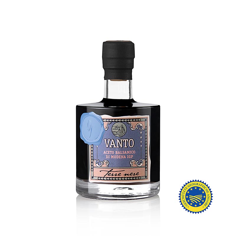 250 ml bottle of Vanto 9 Aceto Balsamico di Modena BGA with 6% zuurgraad, Terre Nere, perfect for enhancing your favorite dishes
