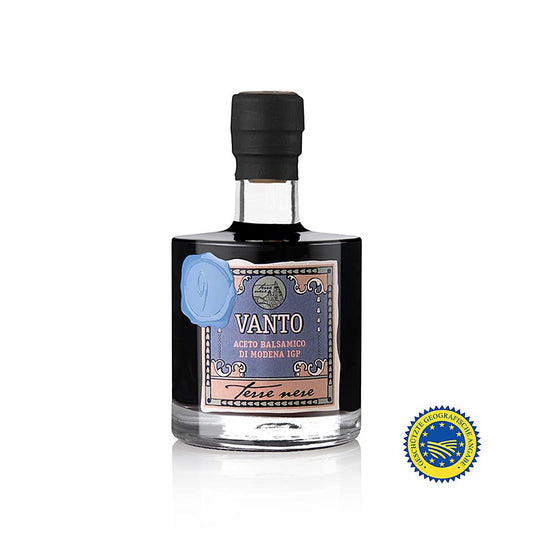 250 ml bottle of Vanto 9 Aceto Balsamico di Modena BGA with 6% zuurgraad, Terre Nere, perfect for enhancing your favorite dishes