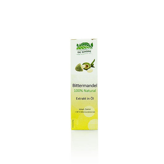 5ml vloeibare natuurlijk bitter amandelaroma van De Schuur, perfect voor bakken en koken