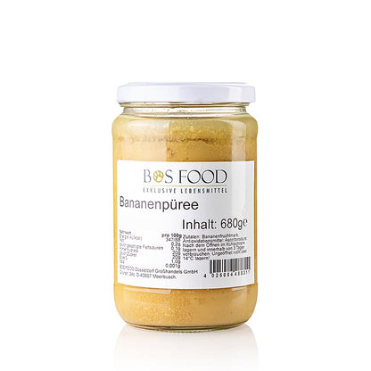 Puree/vruchtvlees - Banaan, fijn gepureerd, 680 g
