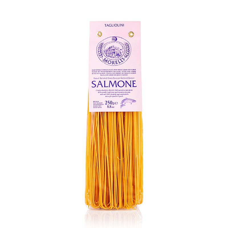Morelli 1860 Tagliolini Salmone, met zalm en tarwekiemen, 250 g
