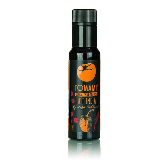 Tomami ® Umami kruidensaus - Hot India van Ingo Holland, 90 ml - a rich and flavorful condiment perfect for adding a spicy kick to your dishes