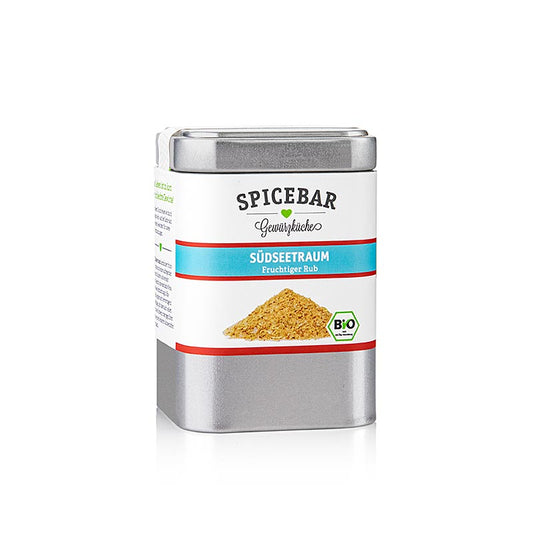 Organic 90g Spicebar South Sea Dream fruit rub, bursting with fruity flavors
