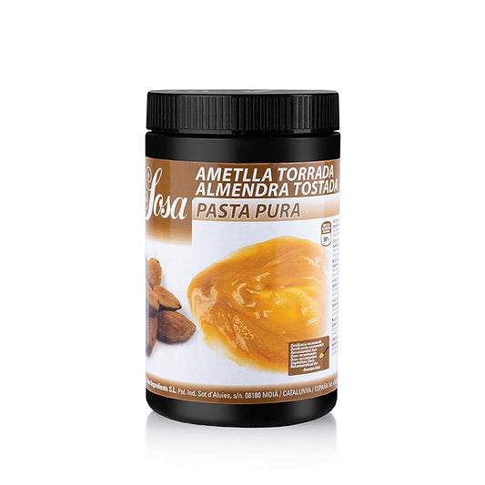 De verpakking van 1 kg Sosa Pasta - Amandel, geroosterd, met heerlijke amandelsmaak