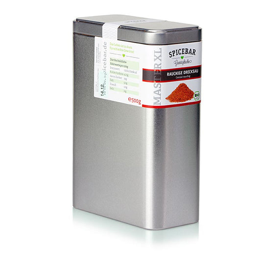 Biologische XL Smoky Dirty Pig kruidenmix van 500g, perfect voor barbecueën
