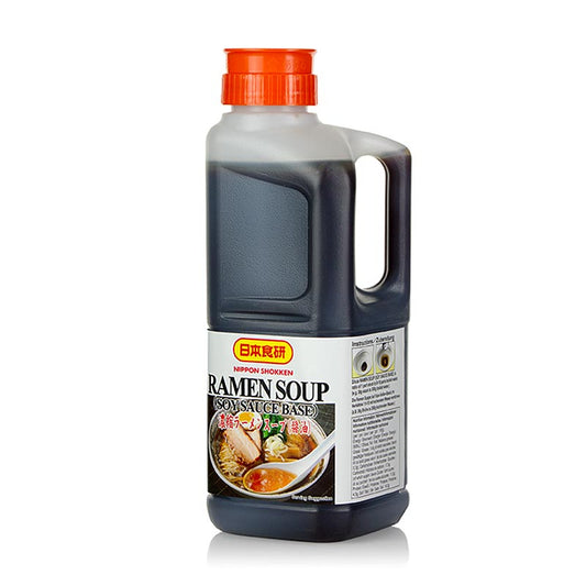 168 liter fles Nihon Shokken Ramen soep basis met sojasaus smaak