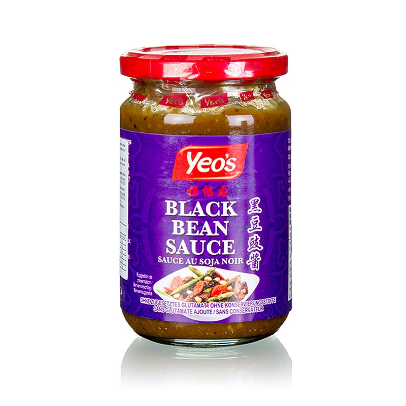 Zwarte bonensaus, met knoflook, Yeos, 270 g