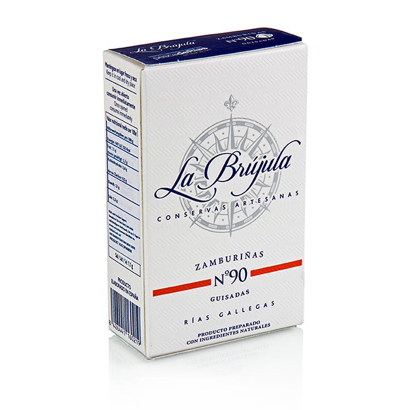 Sint-jakobsschelpen, klein, Galicische stijl, La Brújula, 110 g