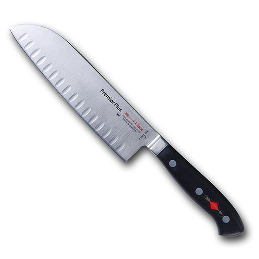 Roestvrijstalen Serie Premier Plus Santoku mes met schulprand, 18cm, van het merk DICK, 1 stuk