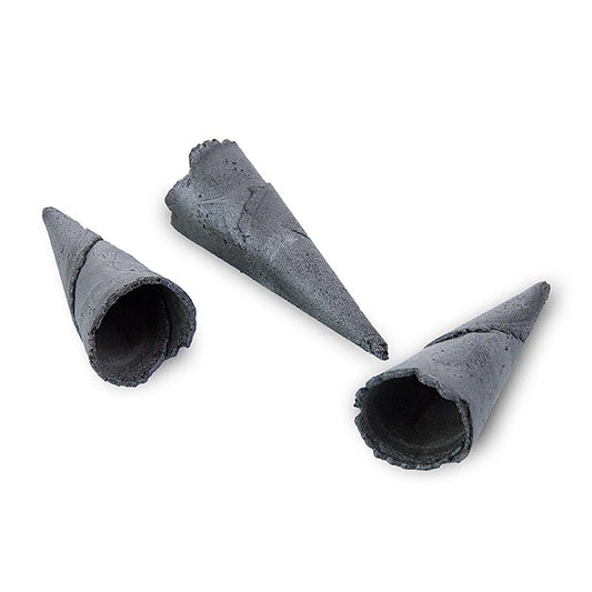 Mini-croissants Basic, neutraal, zwart, ø 2,5x7,5cm, met wafelhouder, 988 g, 260 stuks