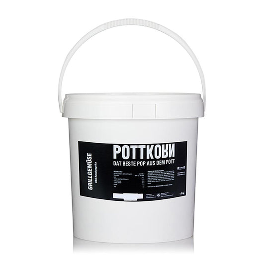 Image of Pottkorn - Gegrilde groenten, BBQ gerookte paprika popcorn, 1 kg product packaging