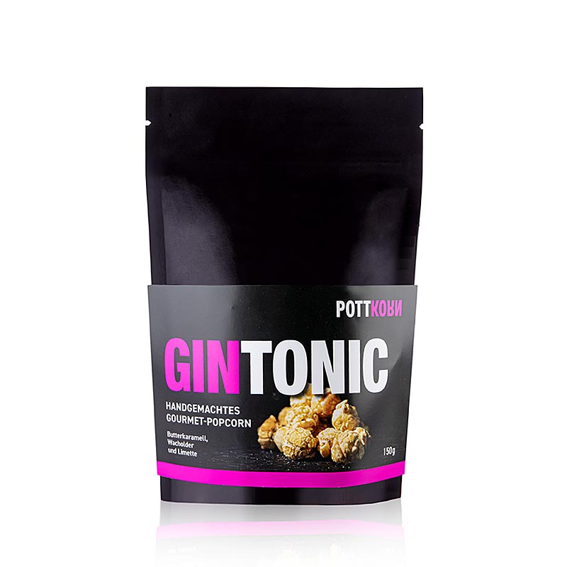Pottkorn - GinTonic, popcorn met boterkaramel, jeneverbes & limoen, 150 g